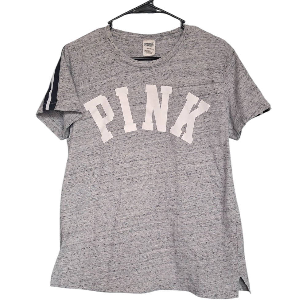 PINK Victoria's Secret Heathered Gray Tee